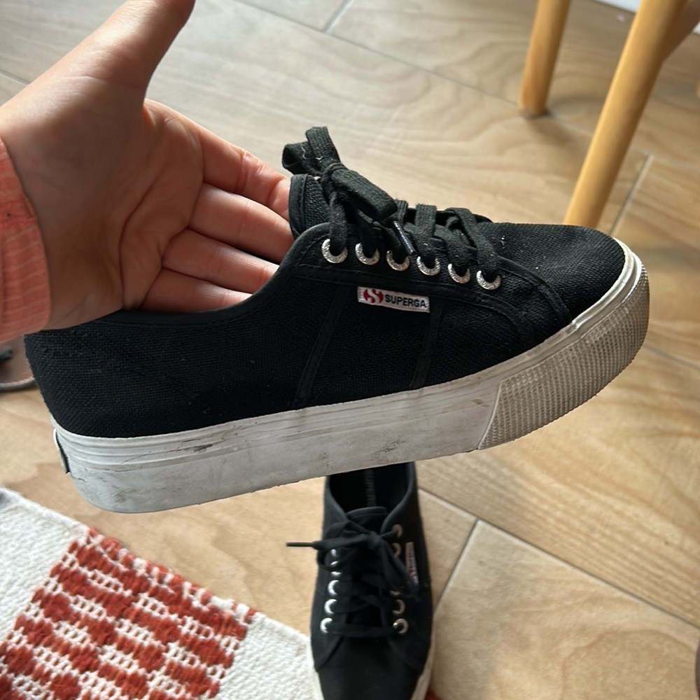 Superga Black Platforms - image 2
